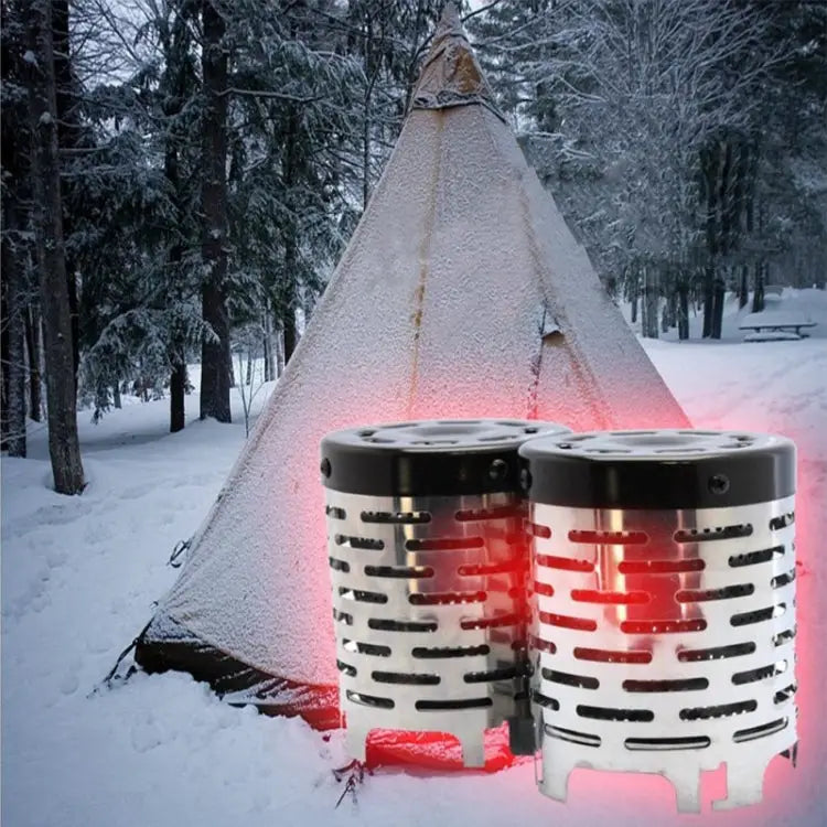 Outdoor Camping Stainless Steel Heater Cover Mini Tent Infrared Heating Stove Cover - Heater Cover