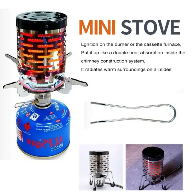 Outdoor Camping Stainless Steel Heater Cover Mini Tent Infrared Heating Stove Cover - Heater Cover