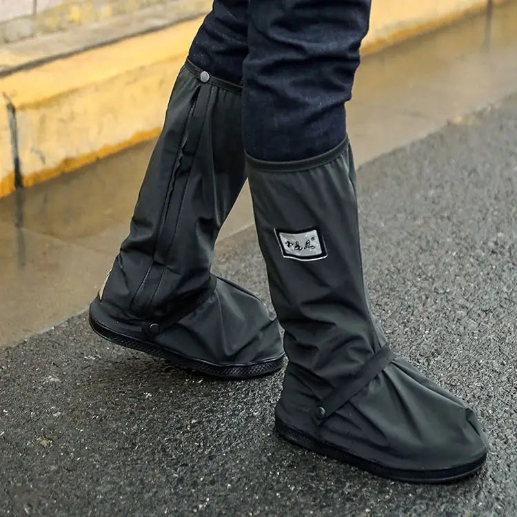 Outdoor High Tube Rainproof Snowproof Thickened Rain Shoes Size:XL Size:XL