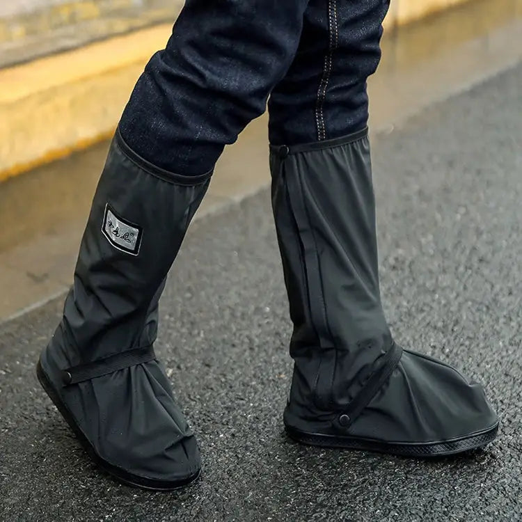 Outdoor High Tube Rainproof Snowproof Thickened Rain Shoes Size:XL Size:XL - Size:XL / Black