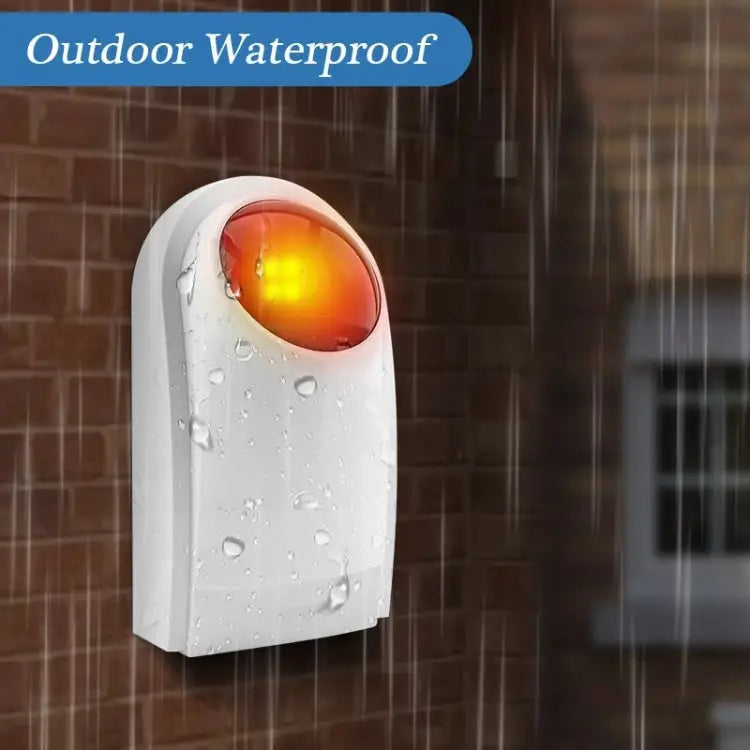 Outdoor Siren with Red Flashlight Can be used 1.2A 12V as a Backup Battery PA-100 PA-100 Red