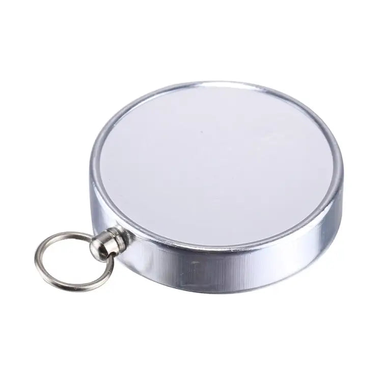 Outdoor Sports Camping Hiking Pointer Guider Aluminum Alloy Compass Hiker Navigation with Keychain Random Color
