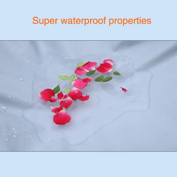Outdoor Universal Anti-Dust Sunscreen Waterproof Electric Bike And Bike Aluminum Film Flocking Cover with Warning