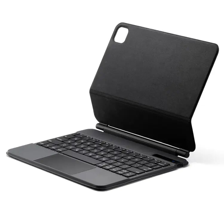 P109 Pro Ultra-thin Detachable Bluetooth Keyboard Leather Tablet Case with Touchpad & White Backlight for iPad Pro 11