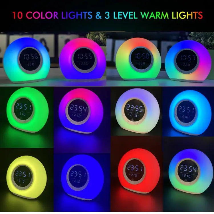 P11 LED Atmosphere Light Bluetooth Speaker with Alarm & Temperature Display P11 - P11 - Apple Accessories