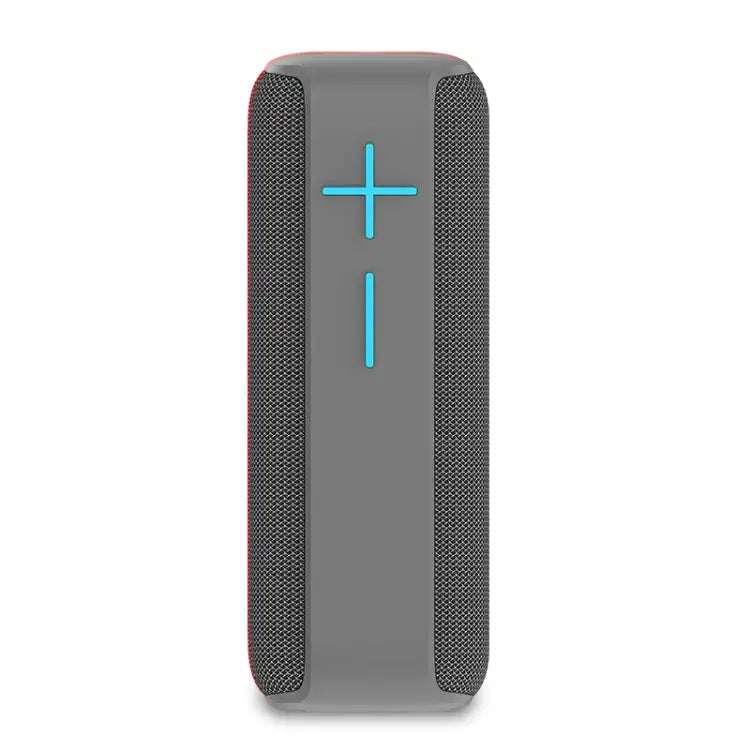 P15 10W Portable Bluetooth Speaker Outdoor Loudspeaker Sound System Stereo Support TF&FM - Gray - Apple Accessories
