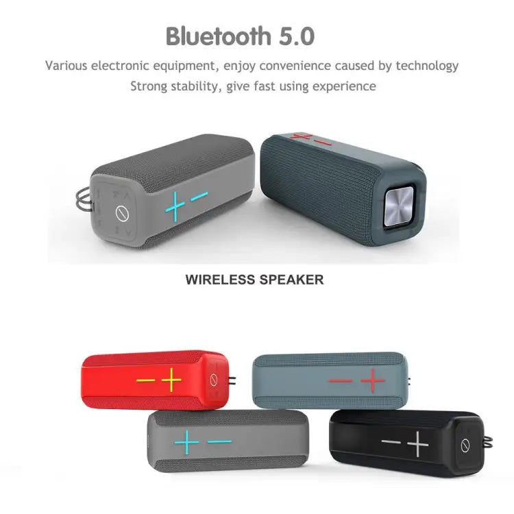 P15 10W Portable Bluetooth Speaker Outdoor Loudspeaker Sound System Stereo Support TF&FM - Apple Accessories