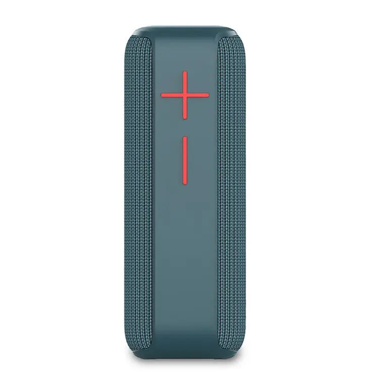 P15 10W Portable Bluetooth Speaker Outdoor Loudspeaker Sound System Stereo Support TF&FM - Dark Green - Apple