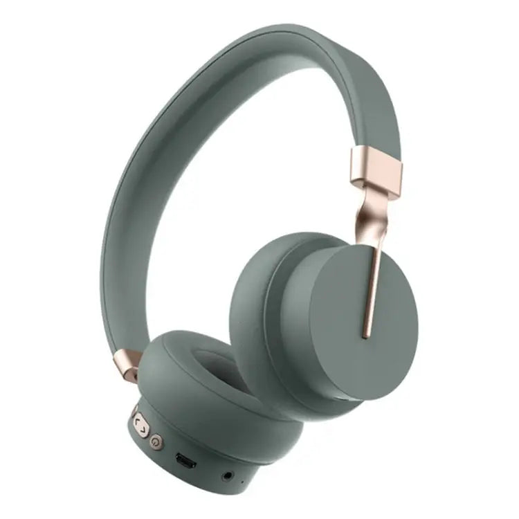 P3 Wireless 5.0 Super Bass HIFI Stereo Gaming Headset with Microphone Support TF / FM / AUX - Green - Apple Accessories