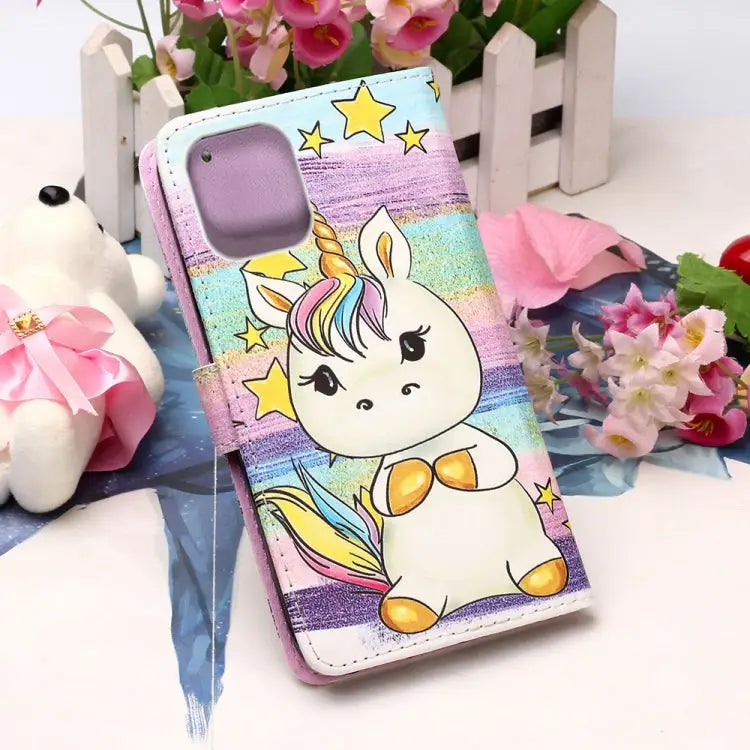 Painted Flat Texture Leather Case with Lanyard & Card Slot & Wallet & Holder For iPhone 12 mini For iPhone 12 / 12 Pro
