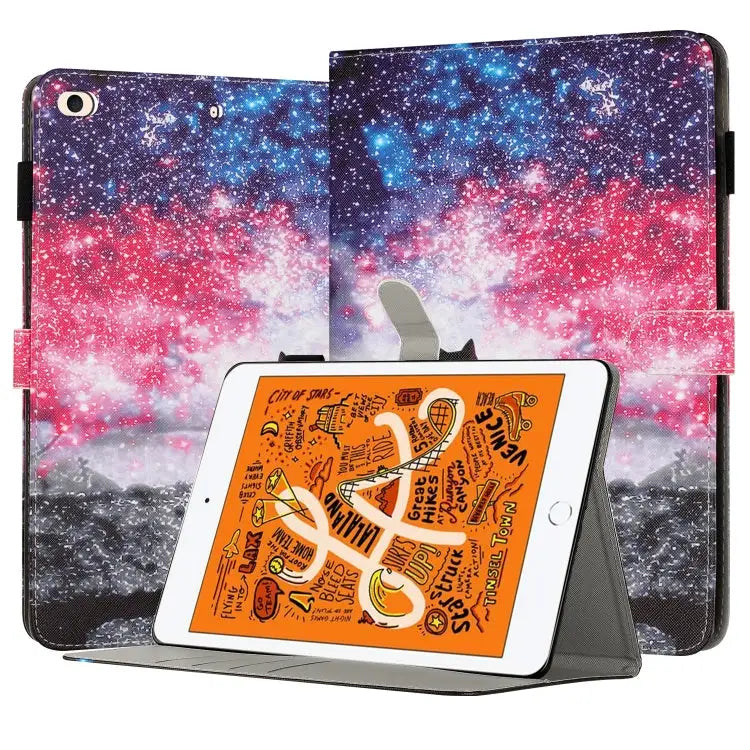 Painted Leather Smart Tablet Case For iPad mini 5 / 4 / 3 / 2 / 1 For iPad Air / Air 2 / 9.7 2017 / 2018 - For iPad