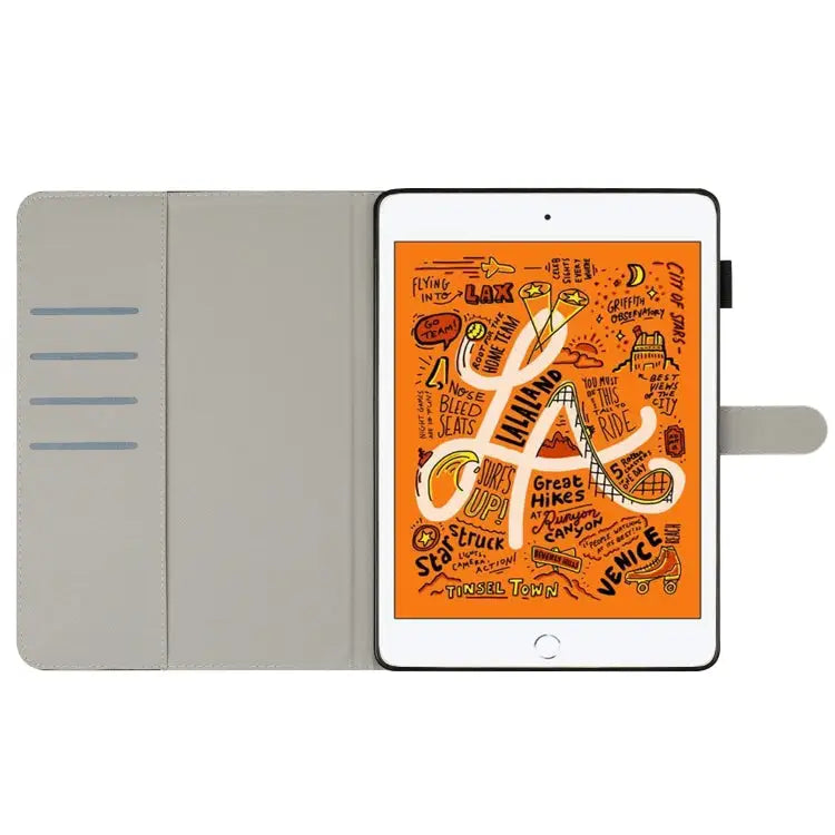 Painted Leather Smart Tablet Case For iPad mini 5 / 4 / 3 / 2 / 1 For iPad Air / Air 2 / 9.7 2017 / 2018
