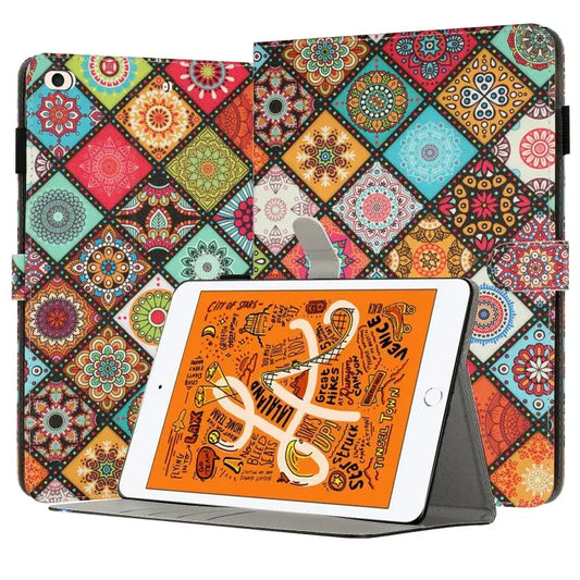 Painted Leather Smart Tablet Case For iPad mini 5 / 4 / 3 / 2 / 1 For iPad Air / Air 2 / 9.7 2017 / 2018 - For iPad