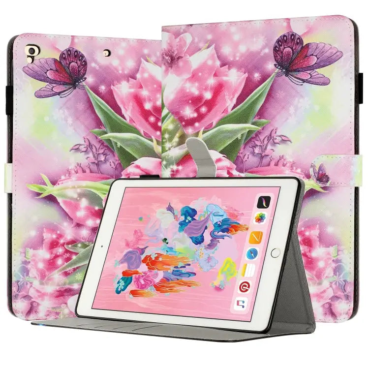 Painted Leather Smart Tablet Case For iPad mini 5 / 4 / 3 / 2 / 1 For iPad Air / Air 2 / 9.7 2017 / 2018 - For iPad Air