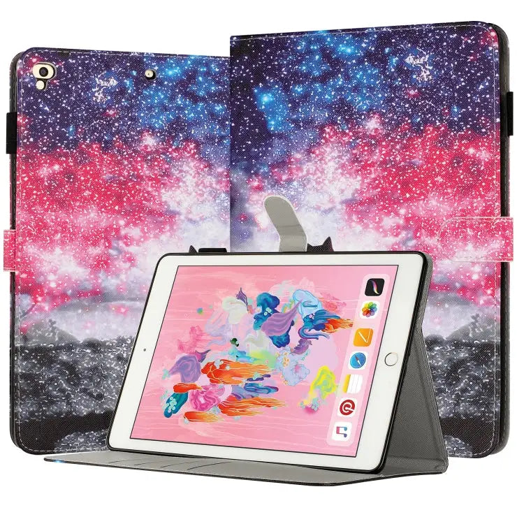 Painted Leather Smart Tablet Case For iPad mini 5 / 4 / 3 / 2 / 1 For iPad Air / Air 2 / 9.7 2017 / 2018 - For iPad Air