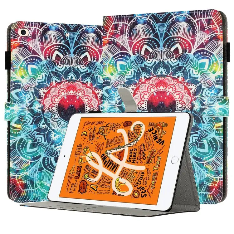 Painted Leather Smart Tablet Case For iPad mini 5 / 4 / 3 / 2 / 1 For iPad Air / Air 2 / 9.7 2017 / 2018 - For iPad