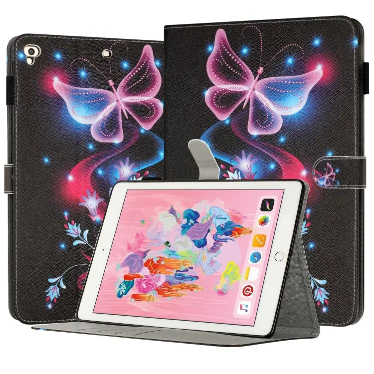 Painted Leather Smart Tablet Case For iPad mini 5 / 4 / 3 / 2 / 1 For iPad Air / Air 2 / 9.7 2017 / 2018 - For iPad Air