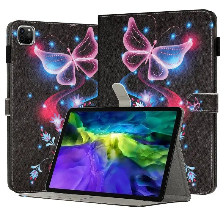 Painted Leather Smart Tablet Case For iPad mini 6 / mini 2024 For iPad Pro 11 2022 / 2021 / 2020 For iPad 10th Gen 10.9