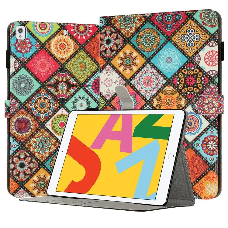 Painted Leather Smart Tablet Case For iPad mini 6 / mini 2024 For iPad Pro 11 2022 / 2021 / 2020 For iPad 10th Gen 10.9