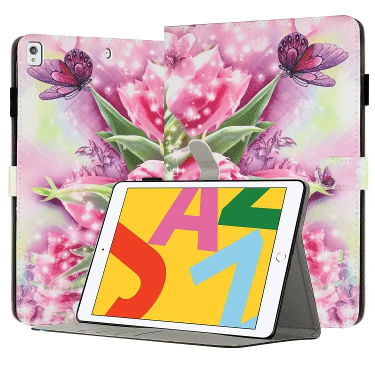 Painted Leather Smart Tablet Case For iPad mini 6 / mini 2024 For iPad Pro 11 2022 / 2021 / 2020 For iPad 10th Gen 10.9
