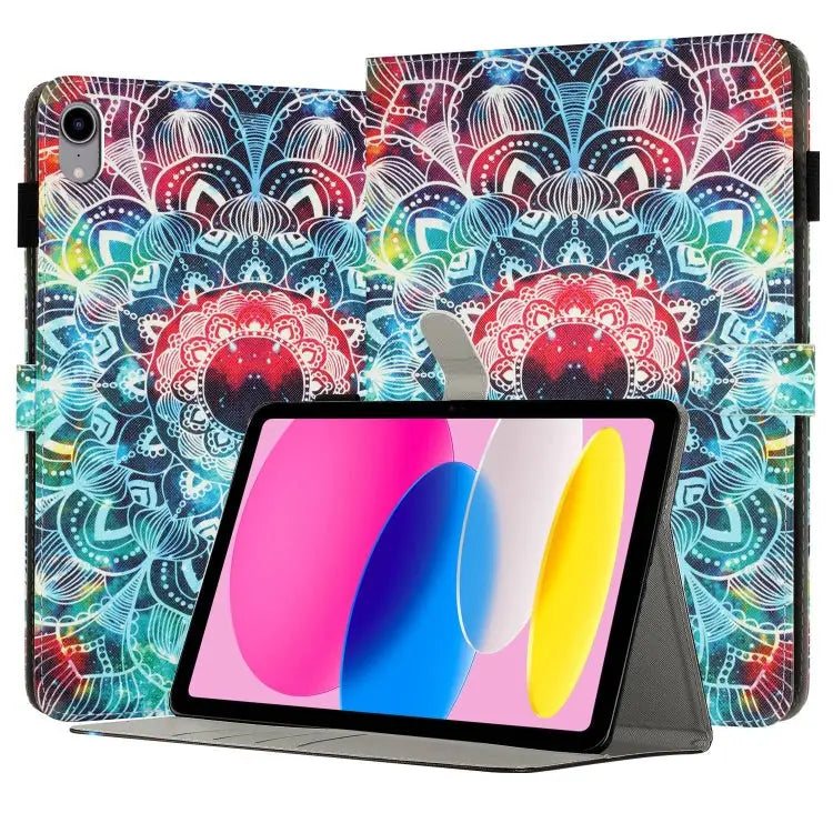 Painted Leather Smart Tablet Case For iPad mini 6 / mini 2024 For iPad Pro 11 2022 / 2021 / 2020 For iPad 10th Gen 10.9