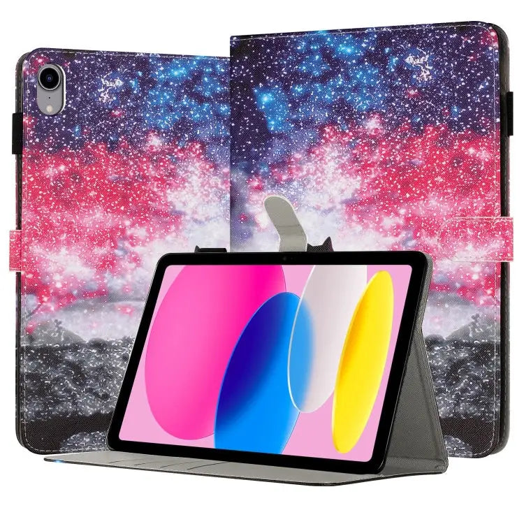 Painted Leather Smart Tablet Case For iPad mini 6 / mini 2024 For iPad Pro 11 2022 / 2021 / 2020 For iPad 10th Gen 10.9