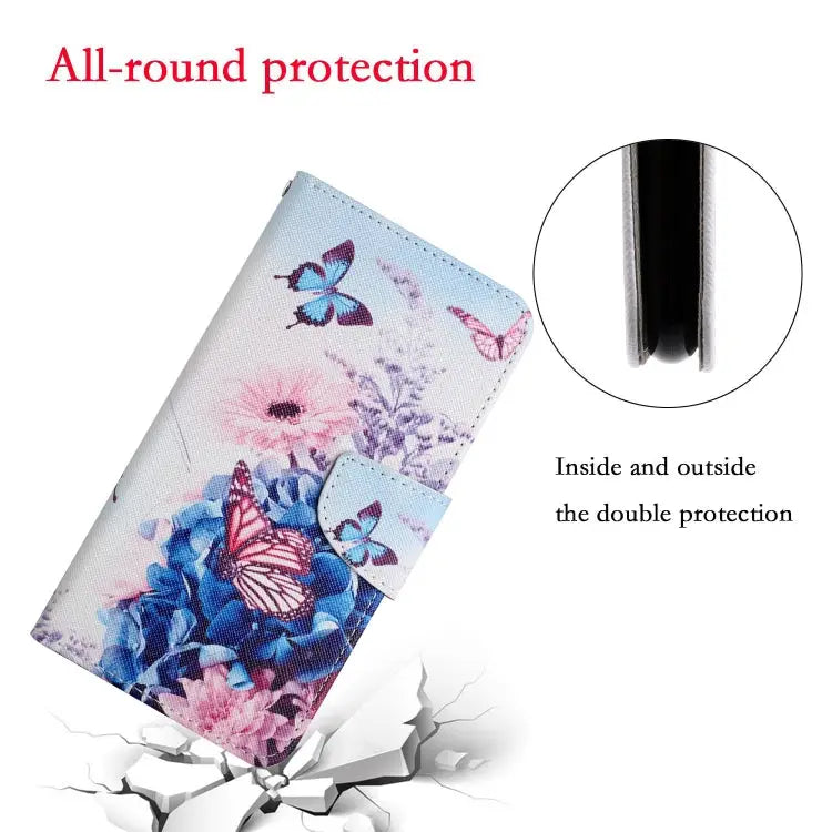 Painted Pattern Horizontal Flip Leather Case with Holder & Card Slot & Wallet For iPhone 13 Pro Max - Apple Accessories