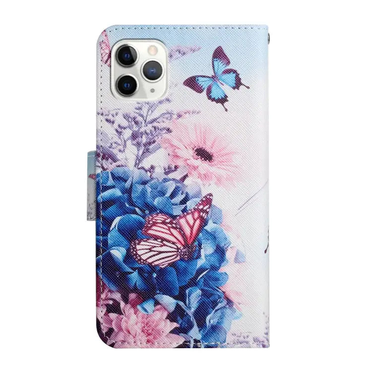 Painted Pattern Horizontal Flip Leather Case with Holder & Card Slot & Wallet For iPhone 11 Pro - Apple Accessories