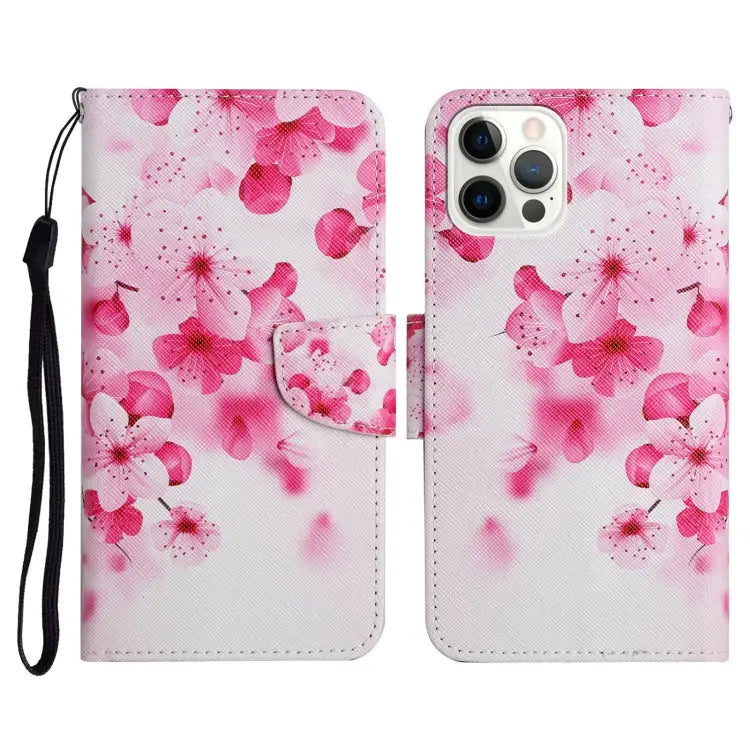 Painted Pattern Horizontal Flip Leather Case with Holder & Card Slot & Wallet For iPhone 13 Pro Max - For iPhone 13 Pro