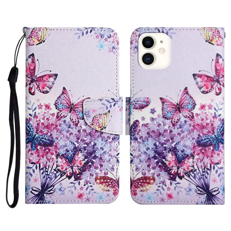 Painted Pattern Horizontal Flip Leather Case with Holder & Card Slot & Wallet For iPhone 11 - For iPhone 11 / Bright
