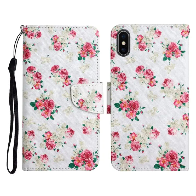 Painted Pattern Horizontal Flip Leather Case with Holder & Card Slot & Wallet For iPhone XS Max - For iPhone XS Max