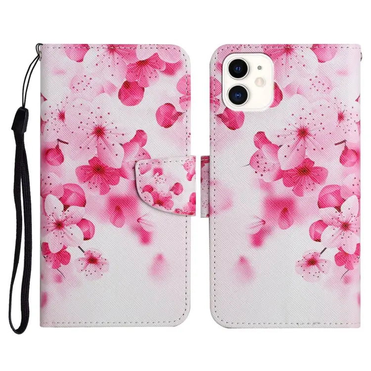 Painted Pattern Horizontal Flip Leather Case with Holder & Card Slot & Wallet For iPhone 12 mini - For iPhone 12 mini