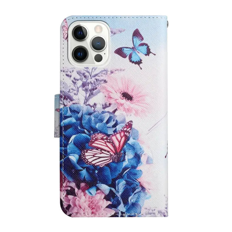 Painted Pattern Horizontal Flip Leather Case with Holder & Card Slot & Wallet For iPhone 13 Pro Max - Apple Accessories