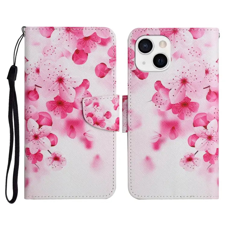 Painted Pattern Horizontal Flip Leather Case with Holder & Card Slot & Wallet For iPhone 13 mini - For iPhone 13 mini