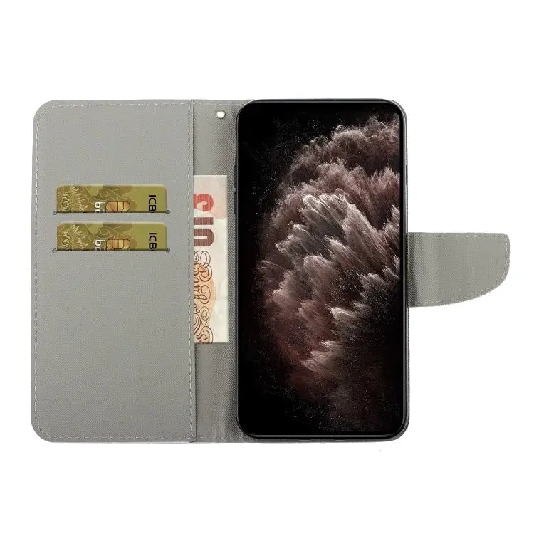 Painted Pattern Horizontal Flip Leather Case with Holder & Card Slot & Wallet For iPhone 13 Pro Max - Apple Accessories
