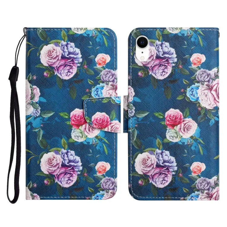 Painted Pattern Horizontal Flip Leather Case with Holder & Card Slot & Wallet For iPhone XR - For iPhone XR