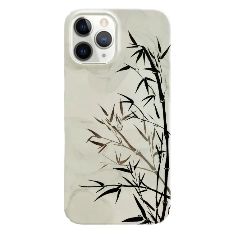 Painted Pattern PC Phone Case For iPhone 11 For iPhone 11 Pro Max - For iPhone 11 Pro Max / Ink Painting - Apple