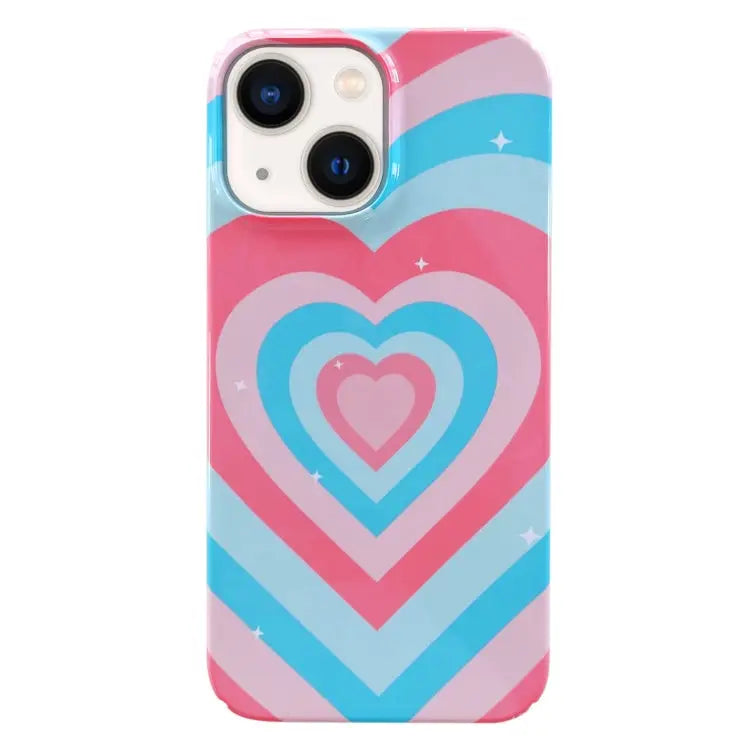Painted Pattern PC Phone Case For iPhone 13 For iPhone 13 Pro - For iPhone 13 / Love - Apple Accessories