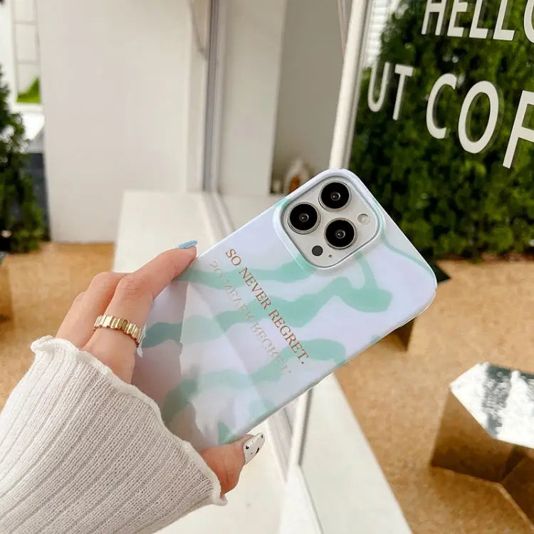 Painted Pattern PC Phone Case For iPhone 13 Pro Max For iPhone 12 - Apple Accessories