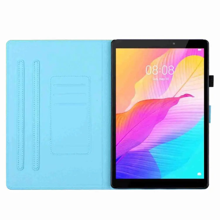 Painted Pattern Stitching Smart Leather Tablet Case For iPad 10th Gen 10.9 2022 For iPad mini 2024 / mini 6 For iPad 11