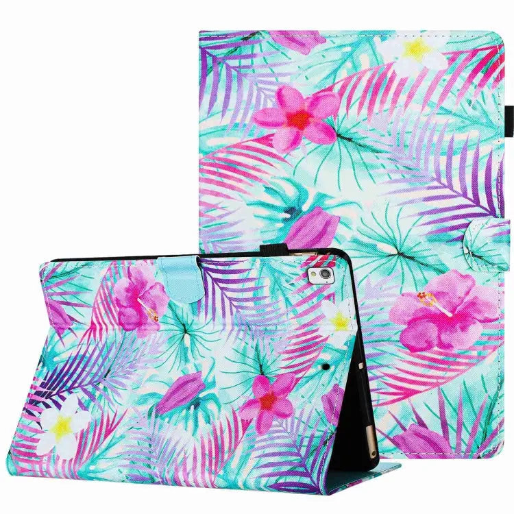 Painted Pattern Stitching Smart Leather Tablet Case For iPad 10th Gen 10.9 2022 For iPad mini 2024 / mini 6 For iPad 11