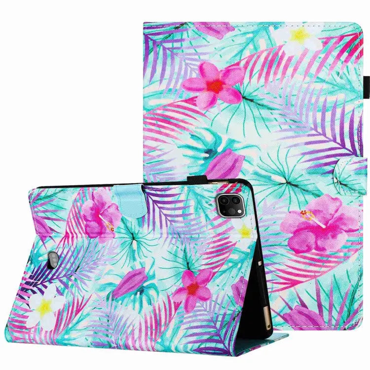 Painted Pattern Stitching Smart Leather Tablet Case For iPad 10th Gen 10.9 2022 For iPad mini 2024 / mini 6 For iPad 11