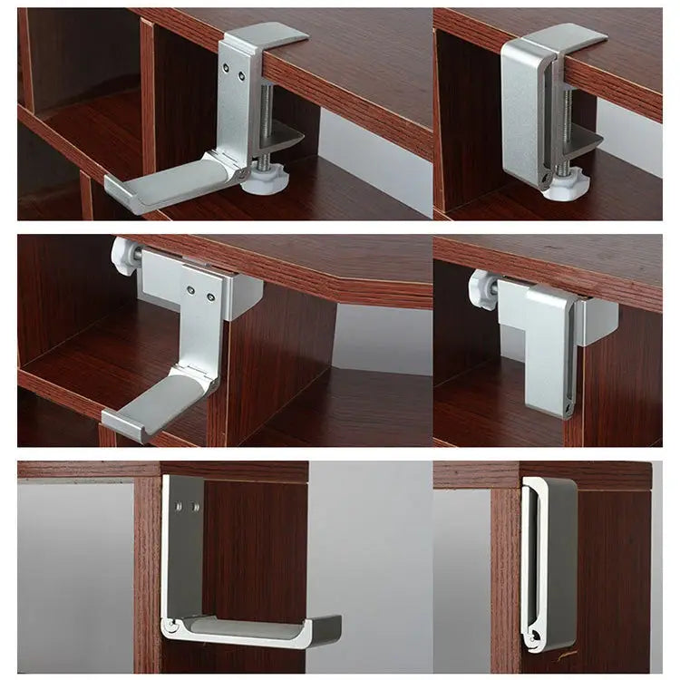 Paste Screw Type Metal Foldable Headset Stand Display Hanger Paste Screw Type