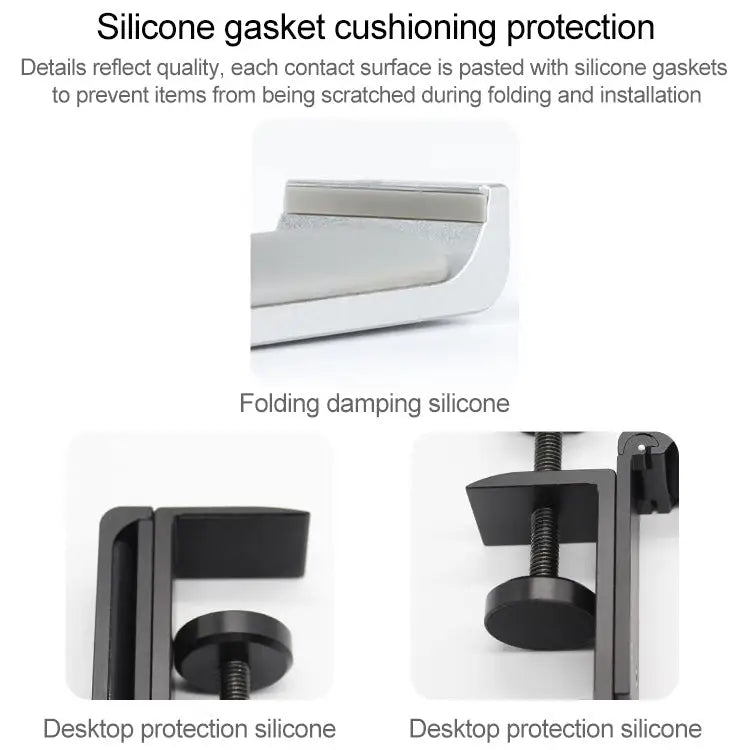 Paste Screw Type Metal Foldable Headset Stand Display Hanger Paste Screw Type