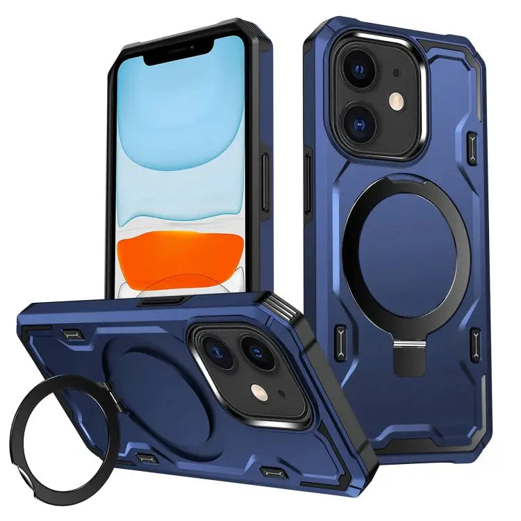 Patronus MagSafe Magnetic Holder Phone Case - For iPhone 11 / Navy Blue