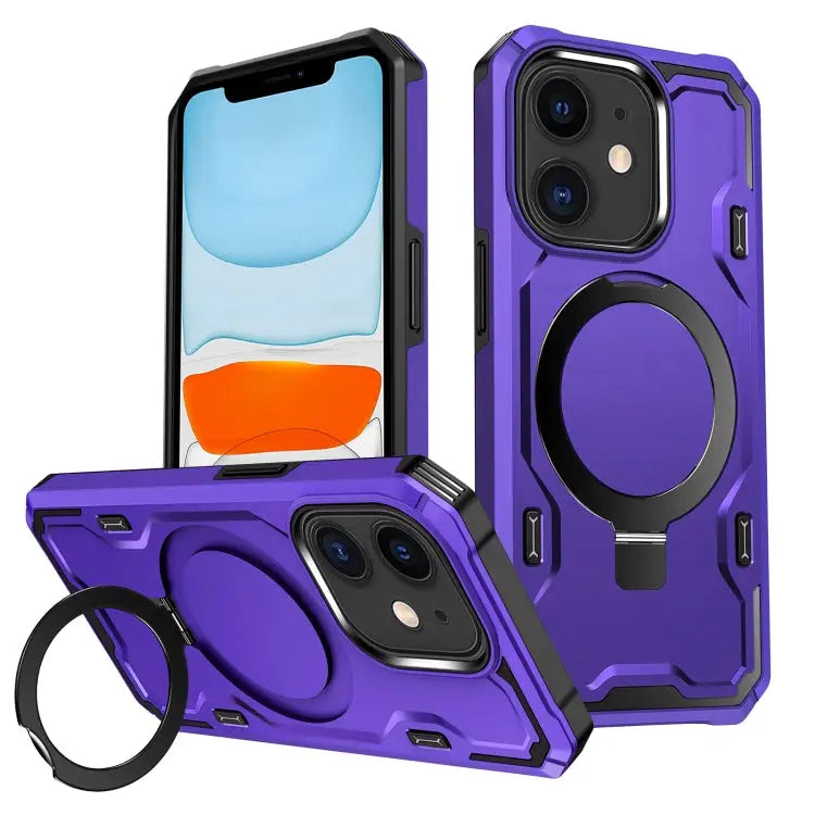 Patronus MagSafe Magnetic Holder Phone Case - For iPhone 11 / Purple