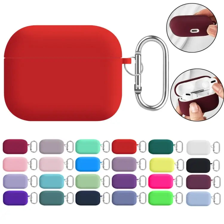 PC Lining Silicone Bluetooth Earphone Protective Case For AirPods 2 / 1 - For AirPods 2 / 1 / Ice Blue