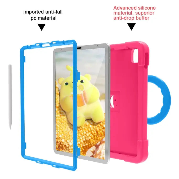 PC + Silicone Shockproof Combination Case with 360 Degree Rotating Holder & Handle For iPad Pro 11 (2020) For Galaxy
