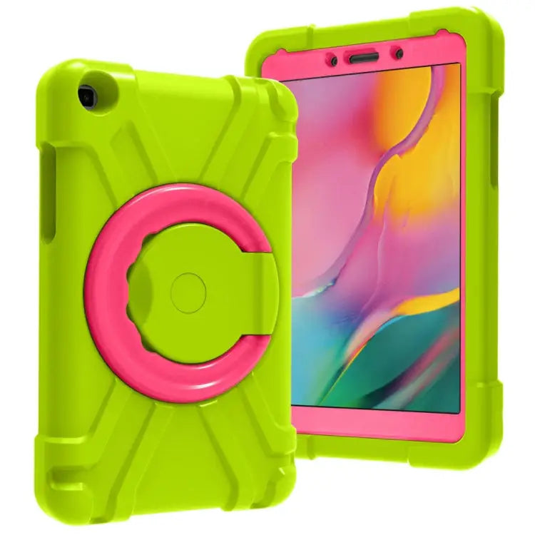 PC + Silicone Shockproof Combination Case with 360 Degree Rotating Holder & Handle For iPad Pro 11 (2020) For Galaxy