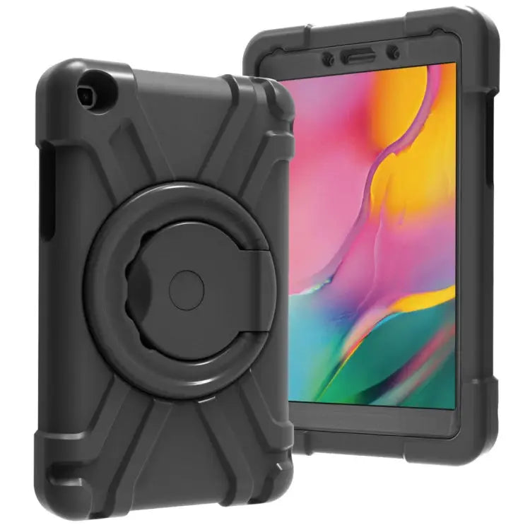PC + Silicone Shockproof Combination Case with 360 Degree Rotating Holder & Handle For iPad Pro 11 (2020) For Galaxy